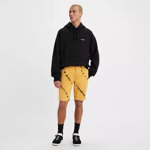 Levi's 511™ Slim Cut-off Tie Dye 10-11" Men's Shorts Splatter Yellow Black